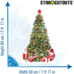 Christmas Tree with Presents Small Cardboard Cutout / Standee - Image 3