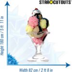 Ice Cream Sundae Large Cardboard Cutout / Standee - Image 3