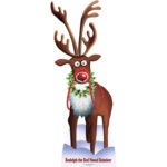 Rudolph The Red Nosed Reindeer (Christmas) Large Cardboard Cutout / Standee