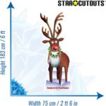 Rudolph The Red Nosed Reindeer (Christmas) Large Cardboard Cutout / Standee - Image 3
