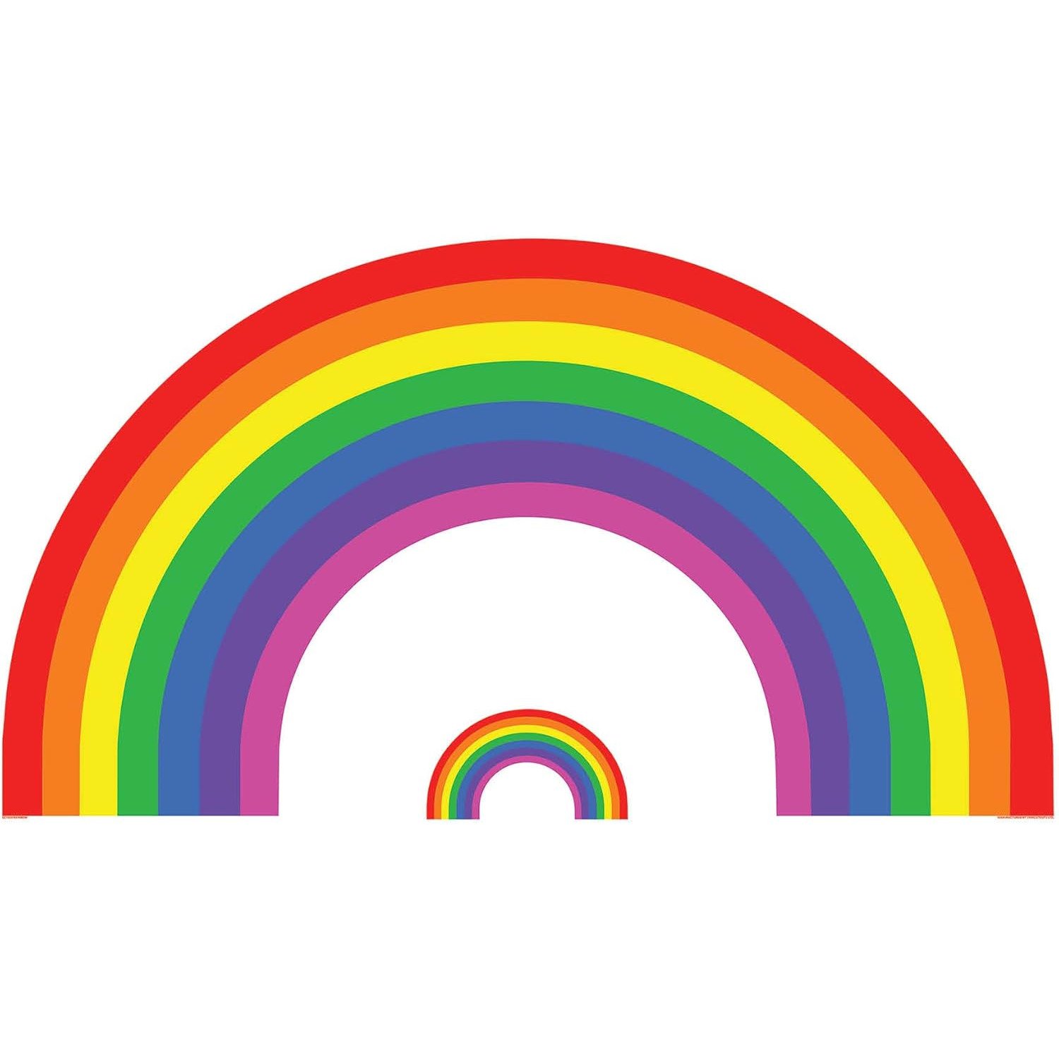 SC1030 Over The Rainbow Large + Mini Cardboard Cutout Standee Over The Rainbow Large + Mini Cardboard Cutout / Standee - Image 1