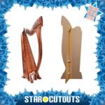 Harp (Musical Instrument) Large + Mini Cardboard Cutout / Standee - Image 2