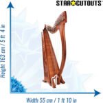 Harp (Musical Instrument) Large + Mini Cardboard Cutout / Standee - Image 3