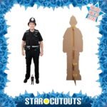 British Policeman 'Bobby' Wearing Helmet Lifesize + Mini Cardboard Cutout / Standee - Image 2