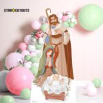 Nativity Scene Lifesize + Mini Cardboard Cutout / Standee - Image 4