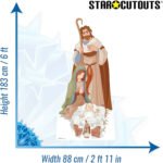 Nativity Scene Lifesize + Mini Cardboard Cutout / Standee - Image 3