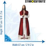 Jesus Christ Lifesize + Mini Cardboard Cutout / Standee - Image 3