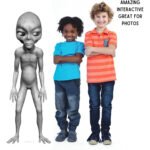 Grey Alien Small Cardboard Cutout / Standee - Image 4