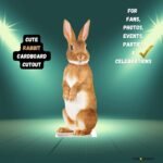 Cute Rabbit Lifesize Cardboard Cutout / Standee - Image 4