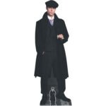 1920's Style Peaky Blinders Gangster 'Smoking' Lifesize + Mini Cardboard Cutout / Standee