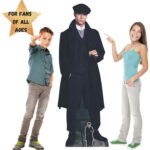 1920's Style Peaky Blinders Gangster 'Smoking' Lifesize + Mini Cardboard Cutout / Standee - Image 4