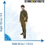 British WW1 Soldier Lifesize + Mini Cardboard Cutout / Standee - Image 3