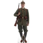 German WW1 Soldier Lifesize + Mini Cardboard Cutout / Standee