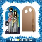 Jesus, Mary & Baby Jesus (Nativity Scene) Lifesize Stand-In Cardboard Cutout / Standee - Image 2