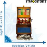 Fruit Machine (One Armed Bandit) Lifesize Cardboard Cutout / Standee - Image 3