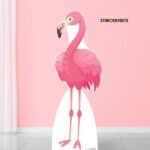 Pink Flamingo Lifesize + Mini Cardboard Cutout / Standee - Image 5