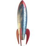 1950's Style Retro Rocket Large Cardboard Cutout / Standee