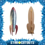 1950's Style Retro Rocket Large Cardboard Cutout / Standee - Image 2
