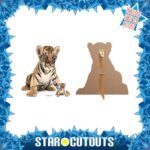 Bengal Tiger Cub Small + Mini Cardboard Cutout / Standee - Image 2