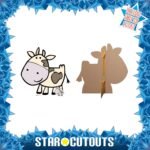 Cute Cartoon Cow (Farmyard Animal) Small + Mini Cardboard Cutout / Standee - Image 2