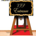VIP Entrance Sign (Prestigious Event) Large Cardboard Cutout / Standee - Image 4