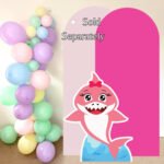 Pink Cute Cartoon Baby Shark Small Cardboard Cutout / Standee - Image 5