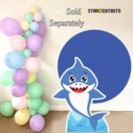 Blue Cute Cartoon Baby Shark Small Cardboard Cutout / Standee - Image 5