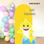 Yellow Cute Cartoon Baby Shark Small Cardboard Cutout / Standee - Image 5