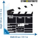 Film Clapper Large + Mini Cardboard Cutout / Standee - Image 3