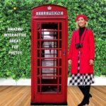 Classic British Red Telephone Box Lifesize Cardboard Cutout / Standee - Image 5