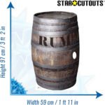 Barrel O’ Rum Lifesize Cardboard Cutout / Standee - Image 3