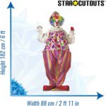 Party Clown Lifesize Cardboard Cutout / Standee - Image 3