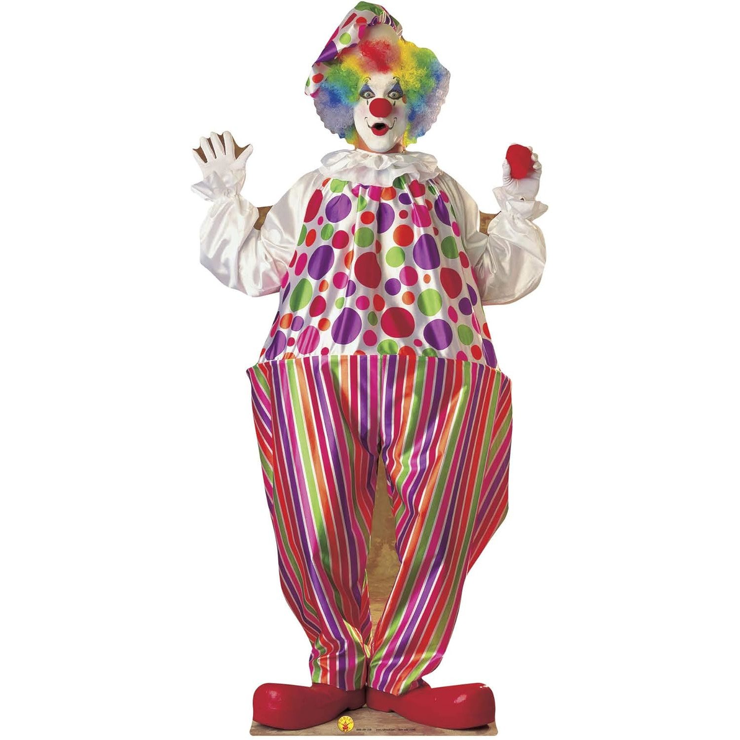 SC211 Party Clown Lifesize Cardboard Cutout Standee Party Clown Lifesize Cardboard Cutout / Standee - Image 1