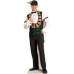 Male Casino Croupier Lifesize Cardboard Cutout / Standee