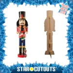 Christmas Nutcracker Doll Large + Mini Cardboard Cutout / Standee - Image 2