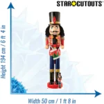 Christmas Nutcracker Doll Large + Mini Cardboard Cutout / Standee - Image 3