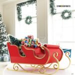 Santa Claus Sleigh with Presents (Christmas) Large + Mini Cardboard Cutout / Standee - Image 4