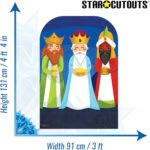 Three Kings with Gifts (Christmas) Child Size Stand-In Cardboard Cutout / Standee - Image 3
