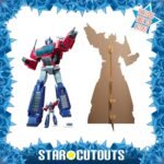 Optimus Prime (Transformers: EarthSpark) Official Large + Mini Cardboard Cutout / Standee - Image 2
