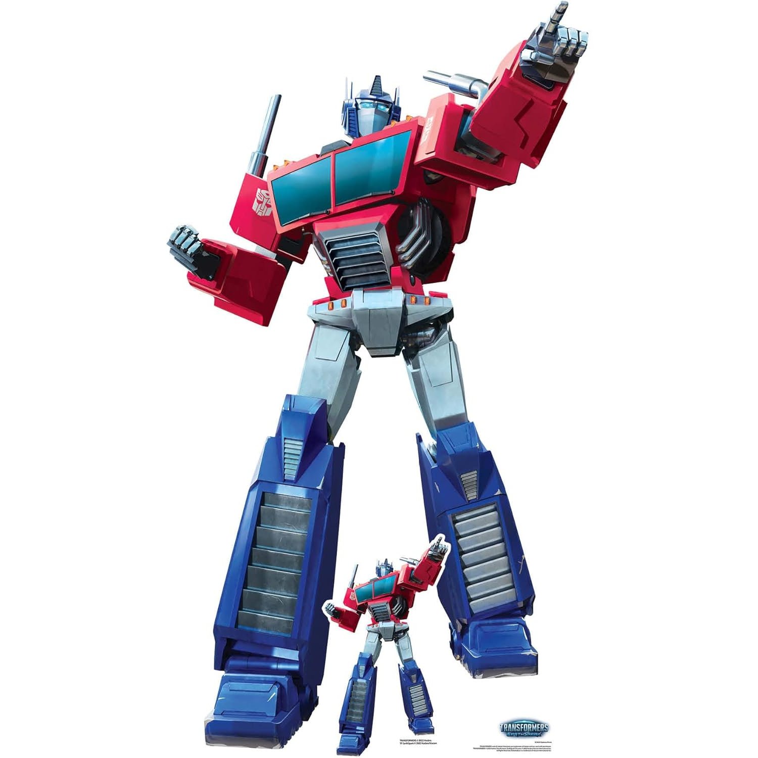 SC4459 Optimus Prime (Transformers EarthSpark) Official Large + Mini Cardboard Cutout Standee Optimus Prime (Transformers: EarthSpark) Official Large + Mini Cardboard Cutout / Standee - Image 1