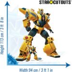 Bumblebee (Transformers: EarthSpark) Official Large + Mini Cardboard Cutout / Standee - Image 3