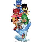 PJ Masks 'Group Shot' (PJ Masks) Official Large + Mini Cardboard Cutout / Standee