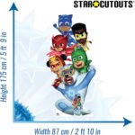 PJ Masks 'Group Shot' (PJ Masks) Official Large + Mini Cardboard Cutout / Standee - Image 3