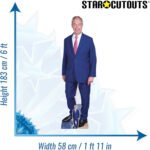 Nigel Farage 'Blue Suit' (British Politician) Lifesize + Mini Cardboard Cutout / Standee - Image 3