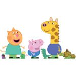 Gerald, George & Candy (Peppa Pig) Official Large + Mini Multi Decoration Pack Cardboard Cutout / Standee - Image 4