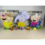 Mandy, Emily & Pedro (Peppa Pig) Official Large + Mini Multi Decoration Pack Cardboard Cutout / Standee - Image 4