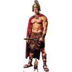 Roman Gladiator Lifesize + Mini Cardboard Cutout / Standee