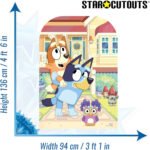 Bluey & Bingo 'At Home' (Bluey) Official Child Size Stand-In Cardboard Cutout / Standee - Image 3