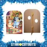 Bluey & Bingo 'Christmas' (Bluey) Official Child Size Stand-In Cardboard Cutout / Standee - Image 2