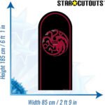 House Targaryen Sigil (Game of Thrones) Official Backdrop Cardboard Cutout / Standee - Image 3